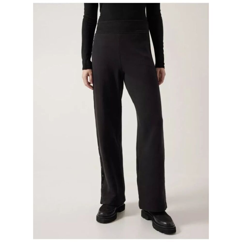 Athleta Retroplush Velvet Straight Leg Pant SIZE LARGE PETITE